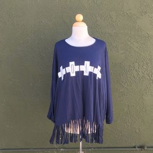 United couture auC 0027 Holy fringe Tee